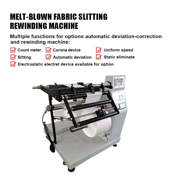 melt-blown fabric slitting rewinding machine