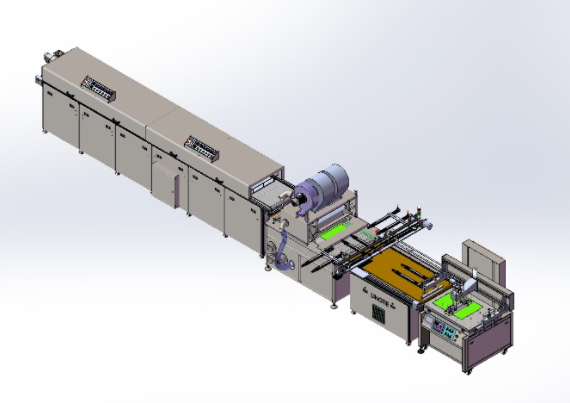 macchina serigrafica semiautomatica a foglio con forno 