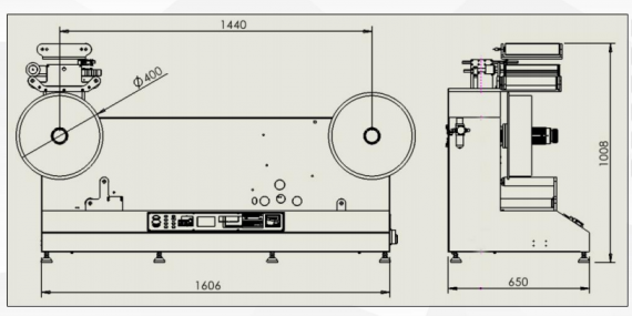 Contatore di etichette personalizzato per l'installazione di stampanti laser 